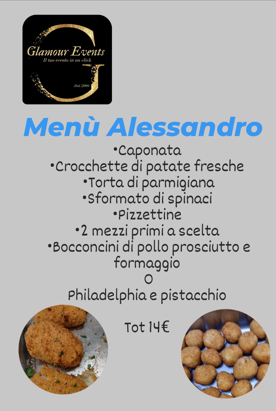 Menù Alessandro